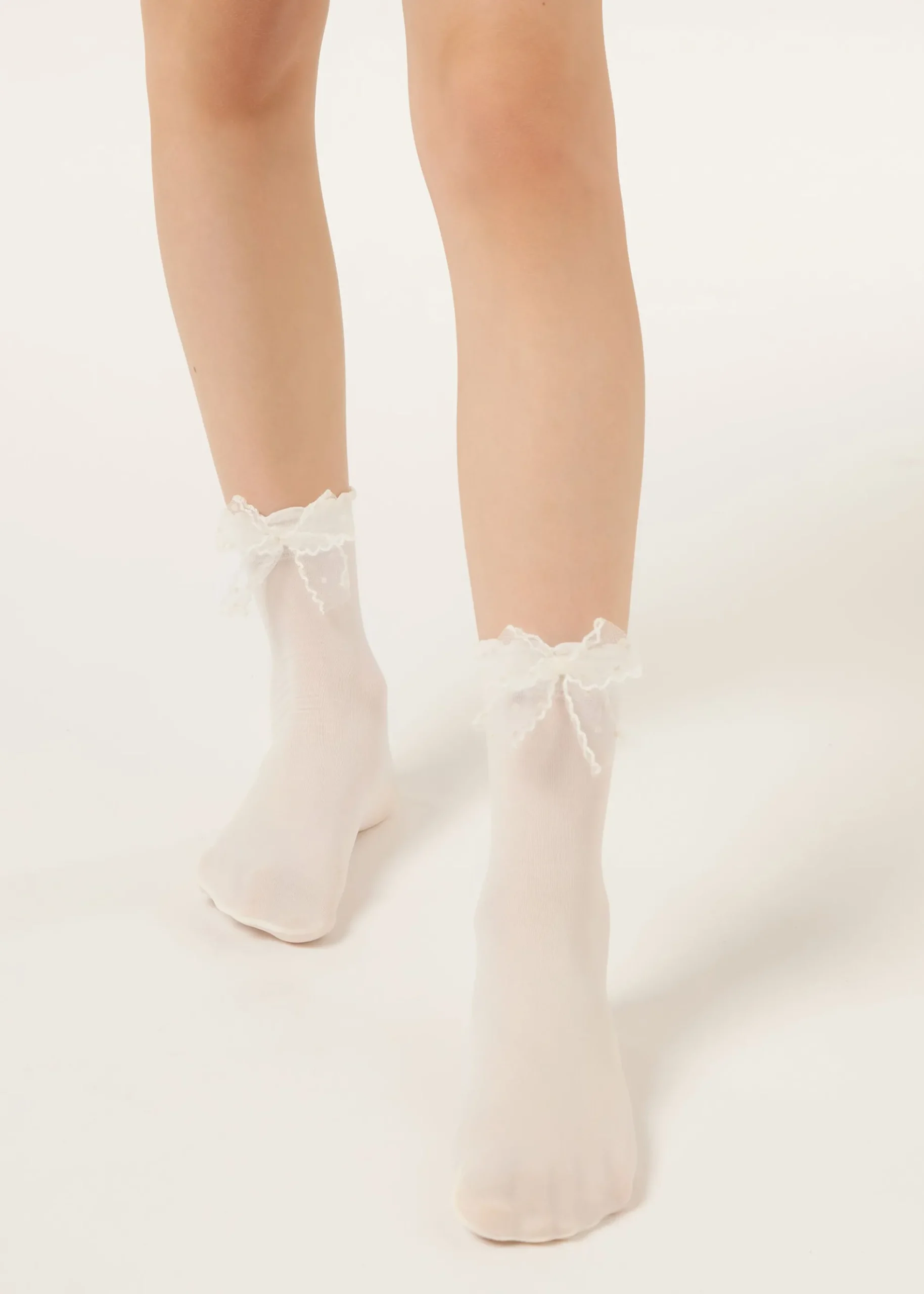 Chaussettes élégantes et transparentes pour fille