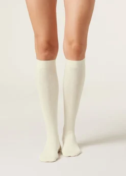 Chaussettes Longues avec Cachemire