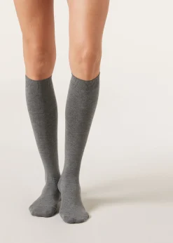 Chaussettes Longues avec Cachemire