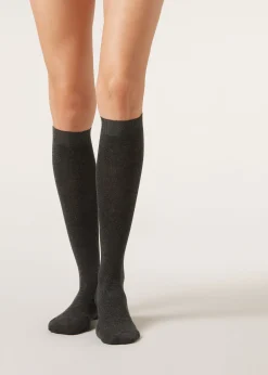 Chaussettes Longues avec Cachemire