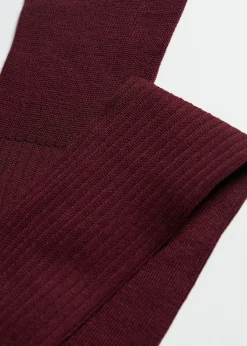 Chaussettes longues côtelées pour homme avec fil d’Écosse