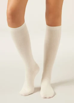 Chaussettes longues en coton