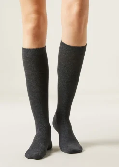 Chaussettes longues en coton
