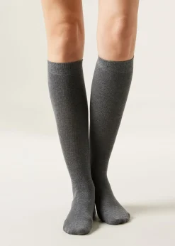 Chaussettes longues en coton