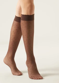 Chaussettes Longues à Motifs