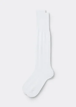 Chaussettes longues pour homme en fil d’Écosse