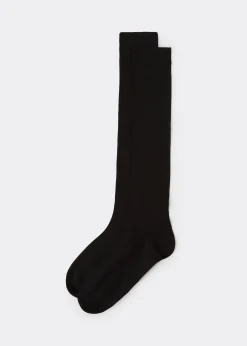 Chaussettes longues pour homme en coton thermique