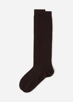 Chaussettes longues pour homme en coton thermique