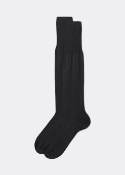 Chaussettes longues pour homme en fil d’Écosse