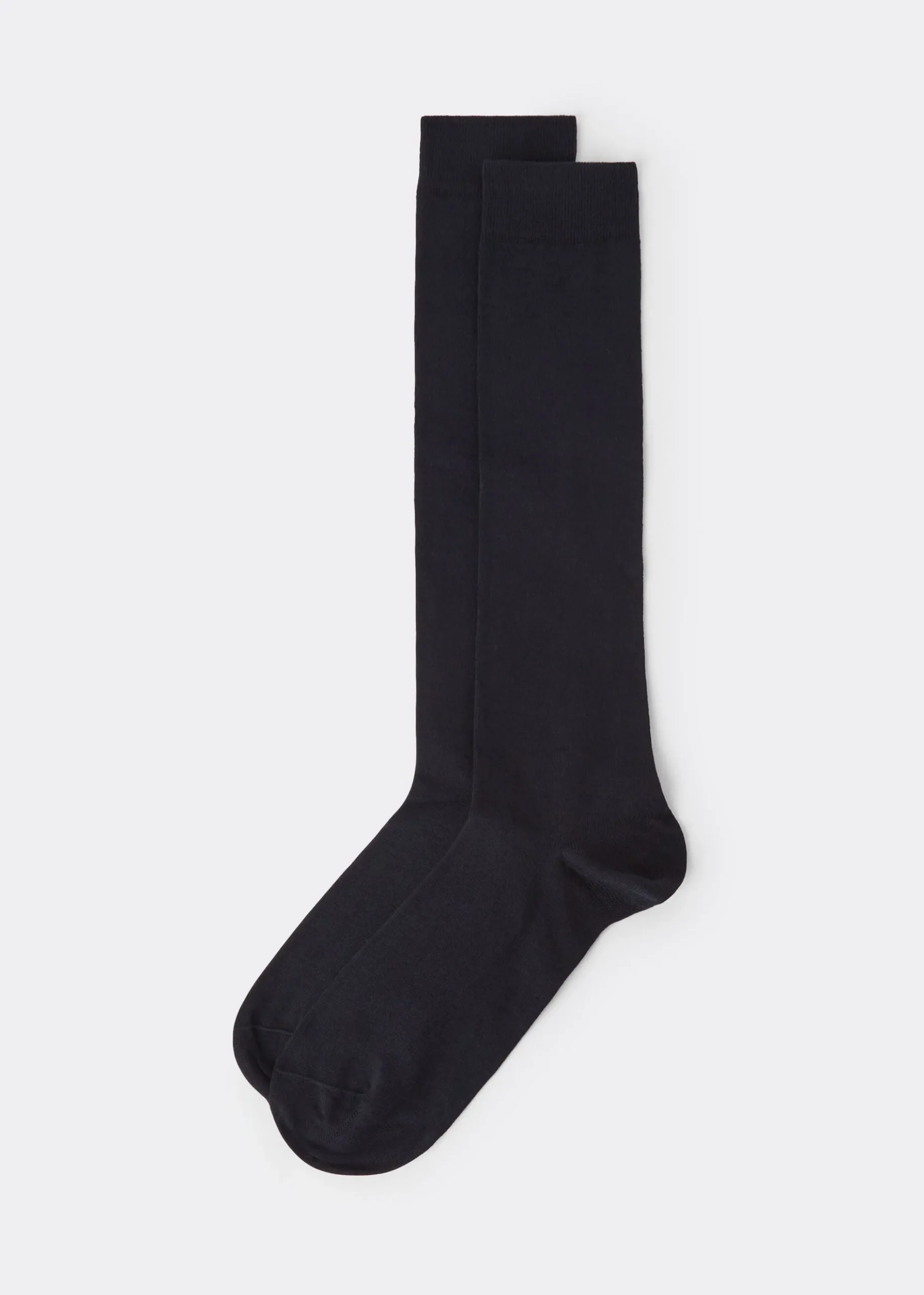 Chaussettes longues pour homme en coton extensible