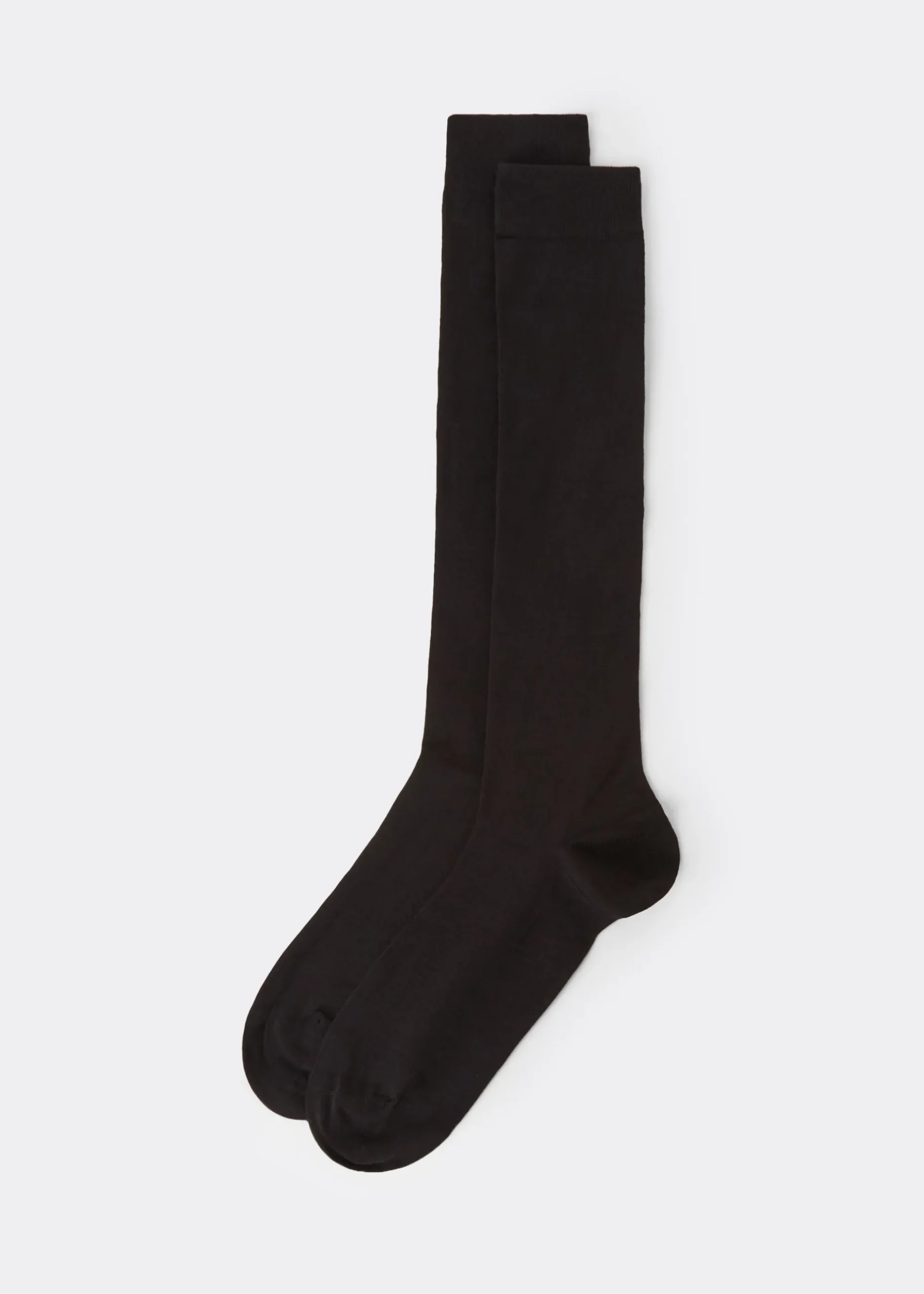 Chaussettes longues pour homme en coton extensible