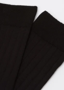 Chaussettes Mi-hautes Côtelées