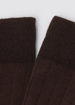 Chaussettes Mi-hautes Côtelées