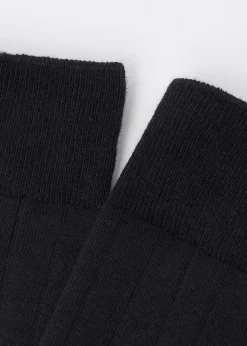 Chaussettes Mi-hautes Côtelées