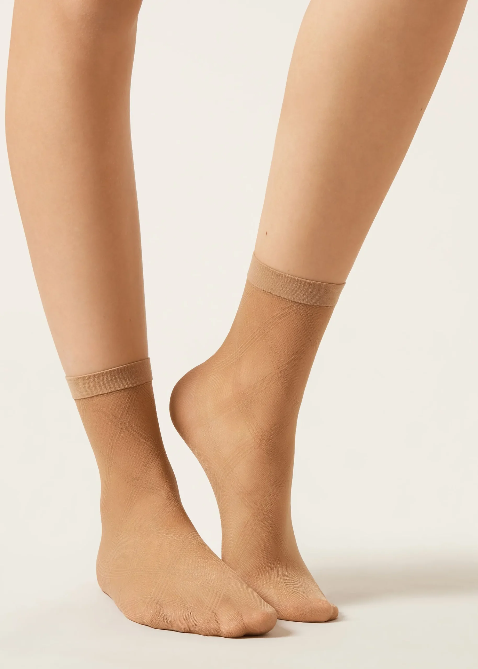Chaussettes à Motif Losange