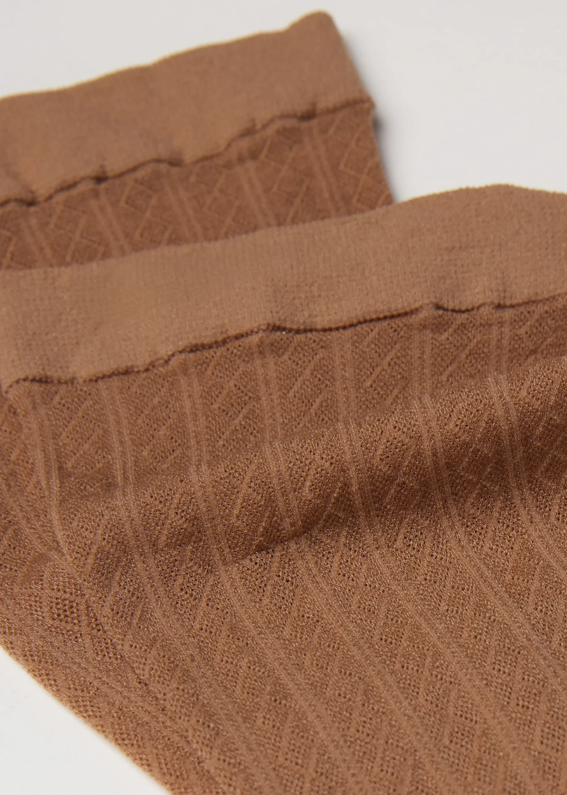 Chaussettes à Motif Losanges Verticaux