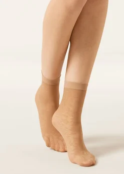 Chaussettes à motifs fleurs