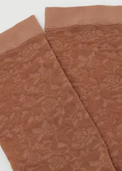 Chaussettes à motifs fleurs
