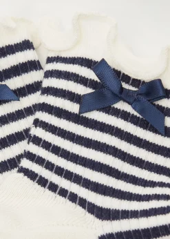 Chaussettes à rayures pour fille