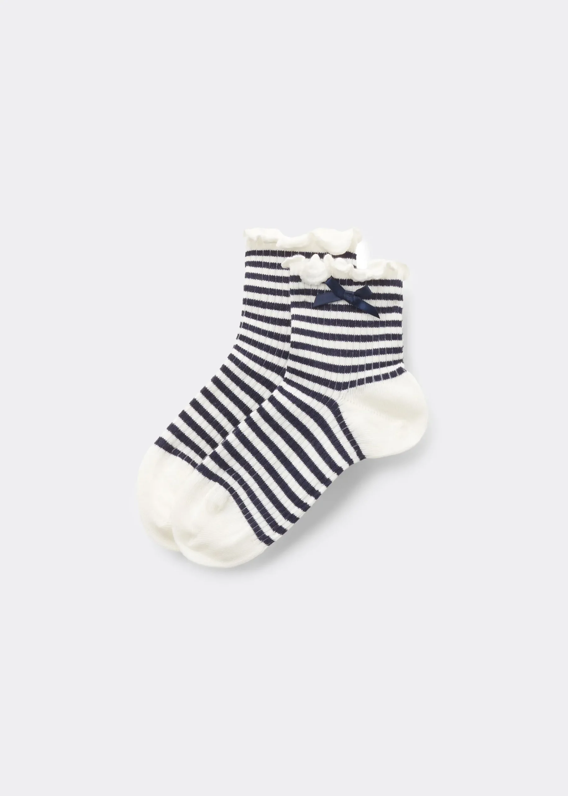 Chaussettes à rayures pour fille