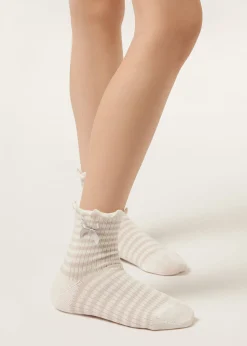 Chaussettes à rayures pour fille