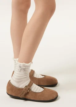 Chaussettes à rayures pour fille