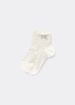 Chaussettes à rayures pour fille