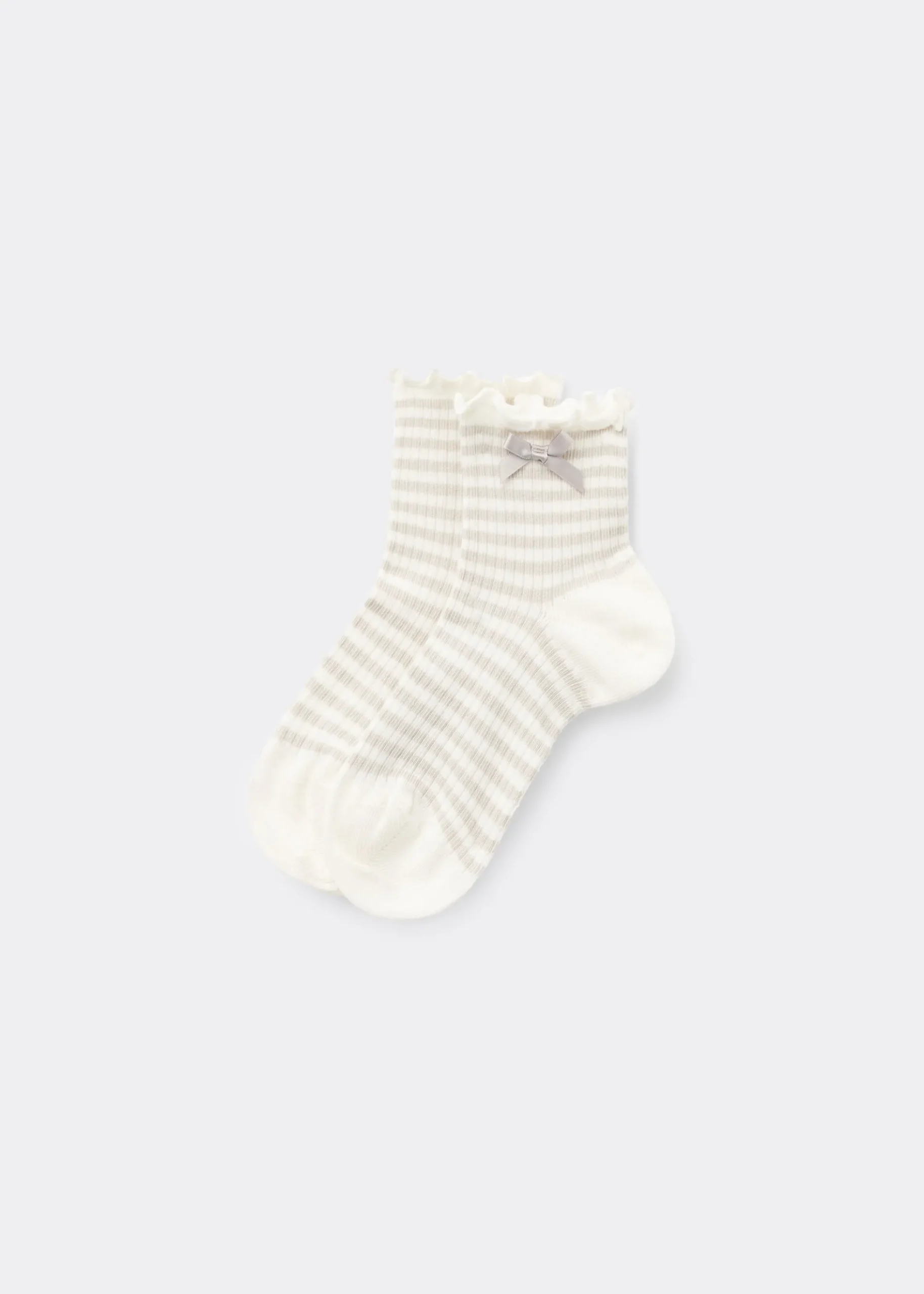 Chaussettes à rayures pour fille