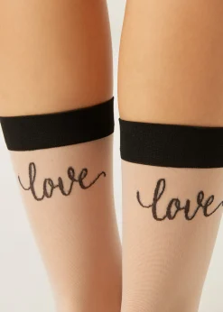 Chaussettes voile « Love »