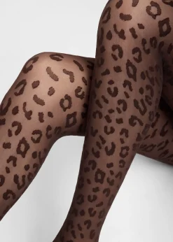 Collant 30 deniers à Motifs Animaliers
