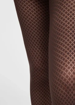 Collant 70 Deniers à Motifs Losanges