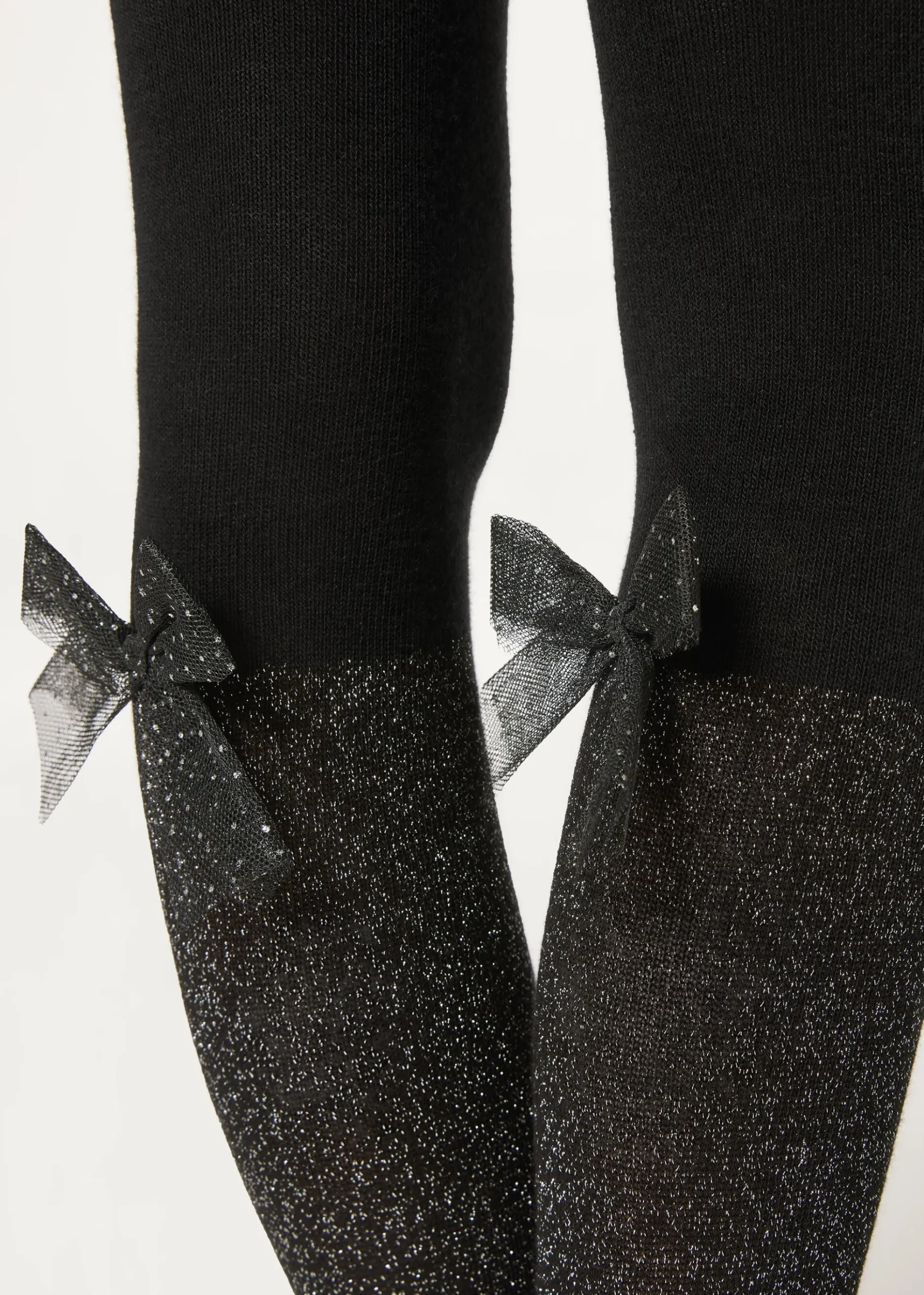 Collant Effet Chaussettes Hautes en Coton Fille