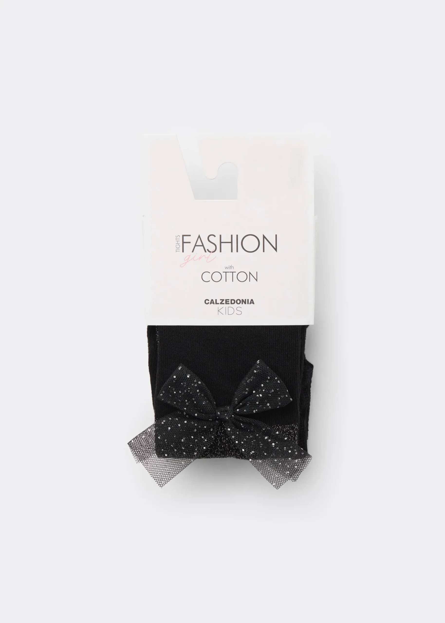 Collant Effet Chaussettes Hautes en Coton Fille