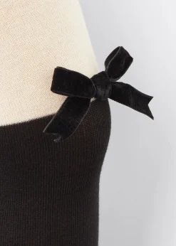 Collant Effet Chaussettes Hautes en Coton Fille