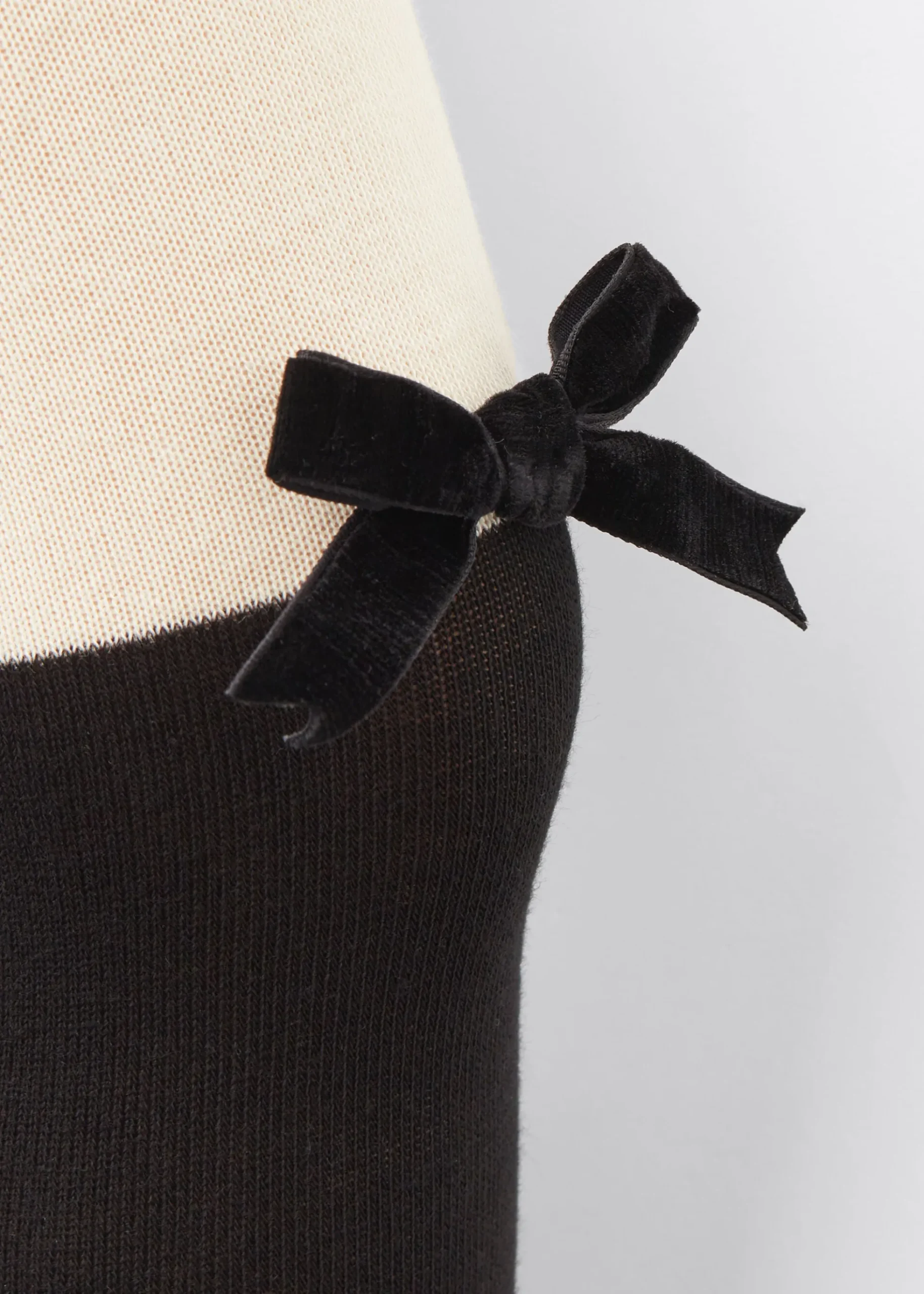 Collant Effet Chaussettes Hautes en Coton Fille