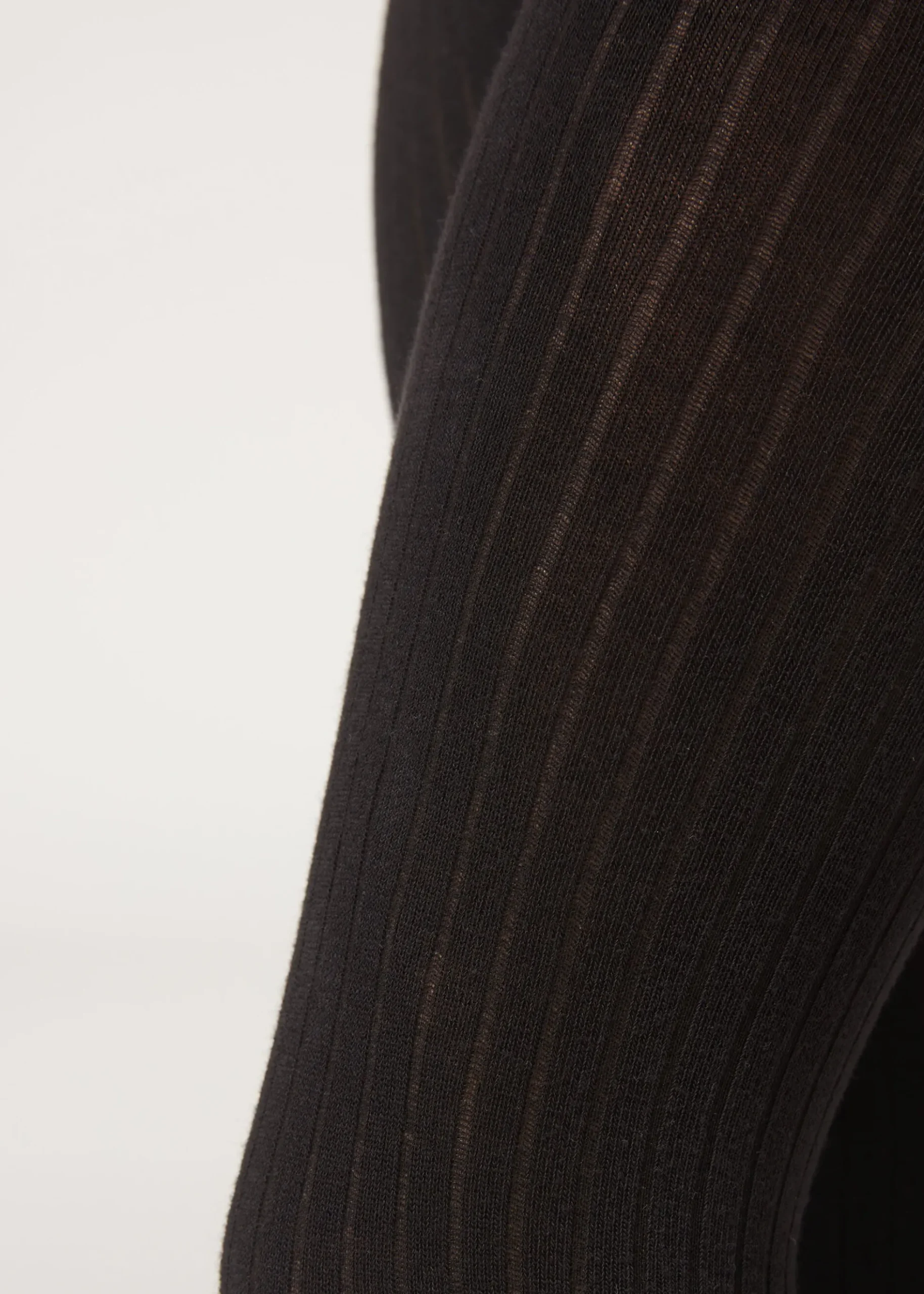 Collant en Coton Côtelé pour Fille