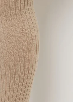 Collant en Coton Côtelé pour Fille