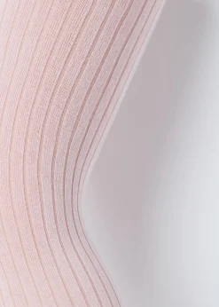 Collant en Coton Côtelé pour Fille