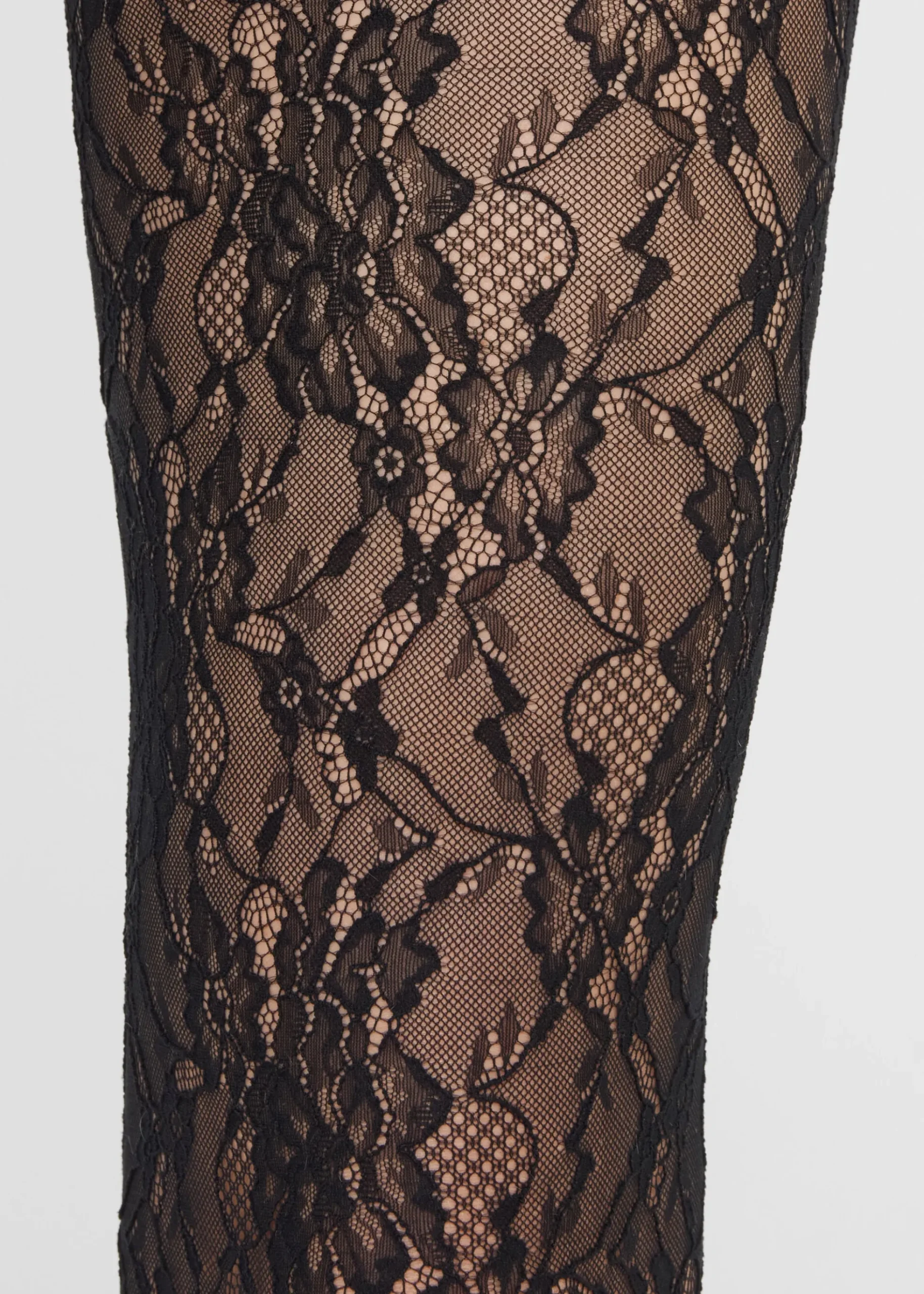 Collant en Dentelle à Fleurs