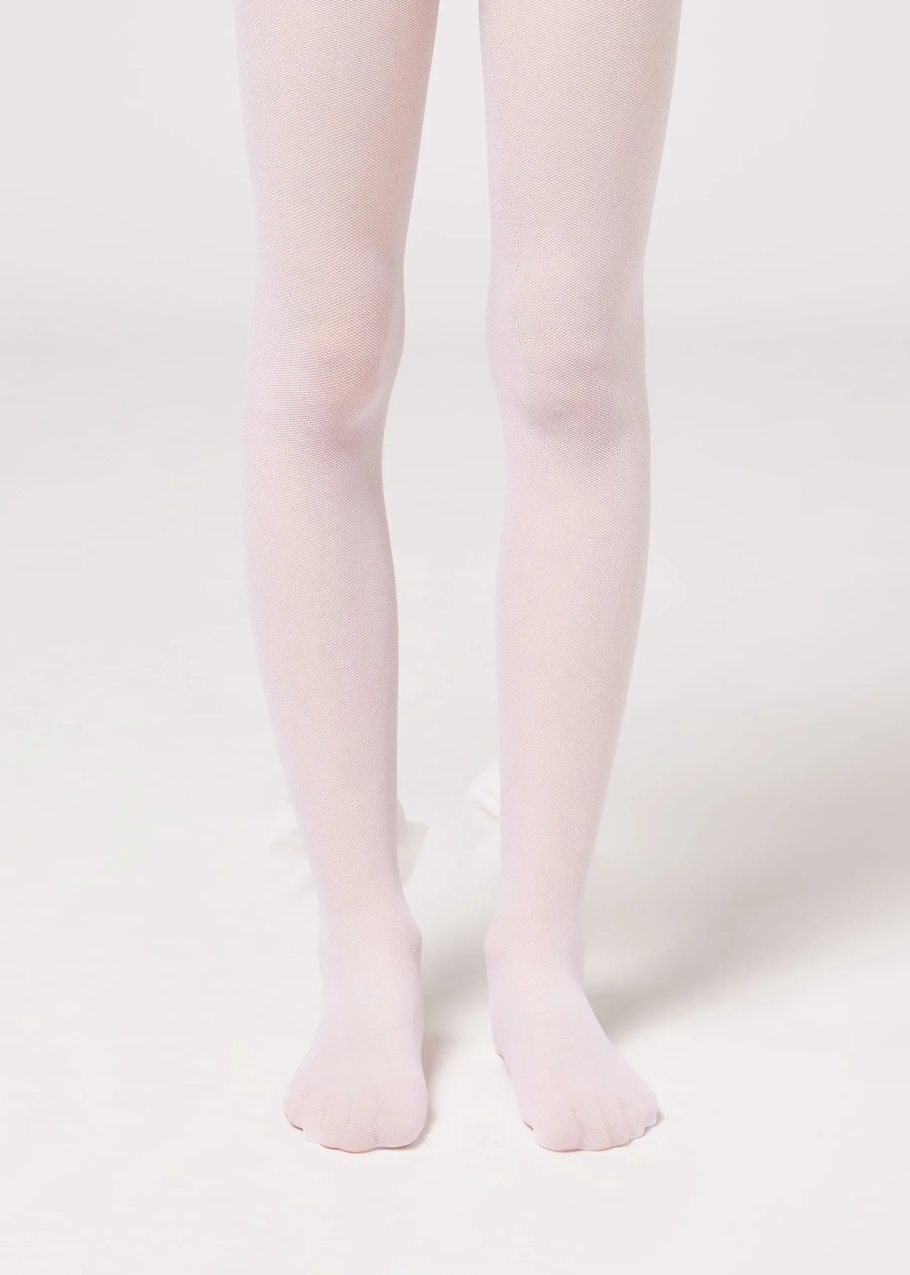 Collant en tulle 30 deniers avec nœud pour fille