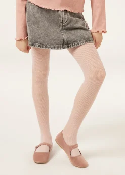 Collant fille en micro-résille