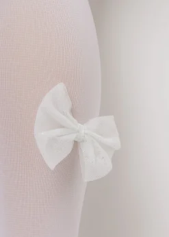 Collant à Nœud pour Fille