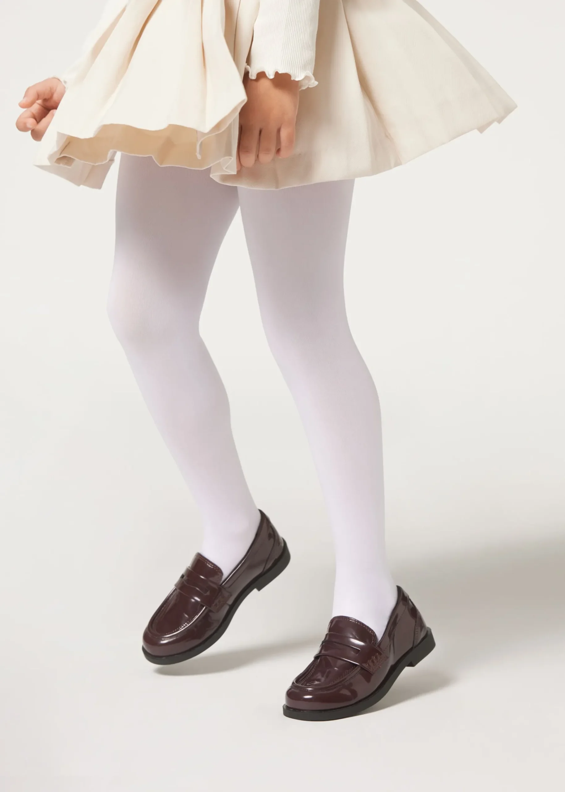 Collants opaques fille 50 deniers
