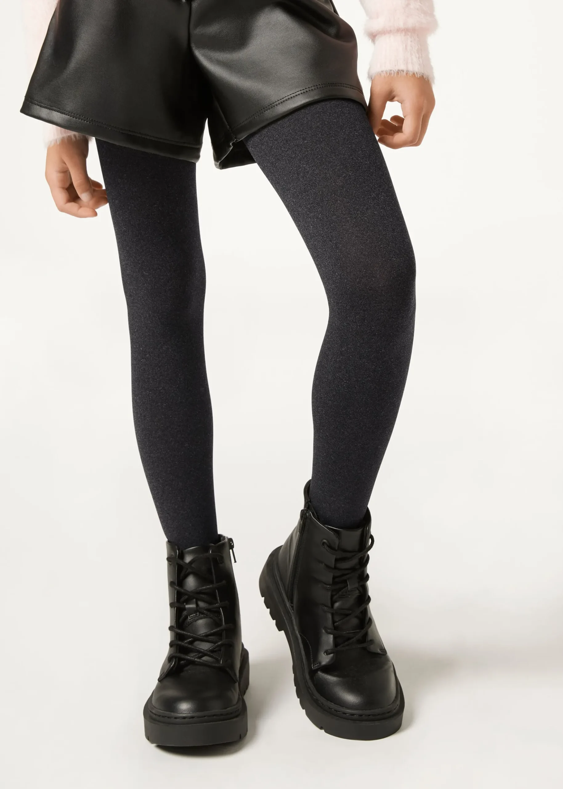 Collants opaques fille 50 deniers