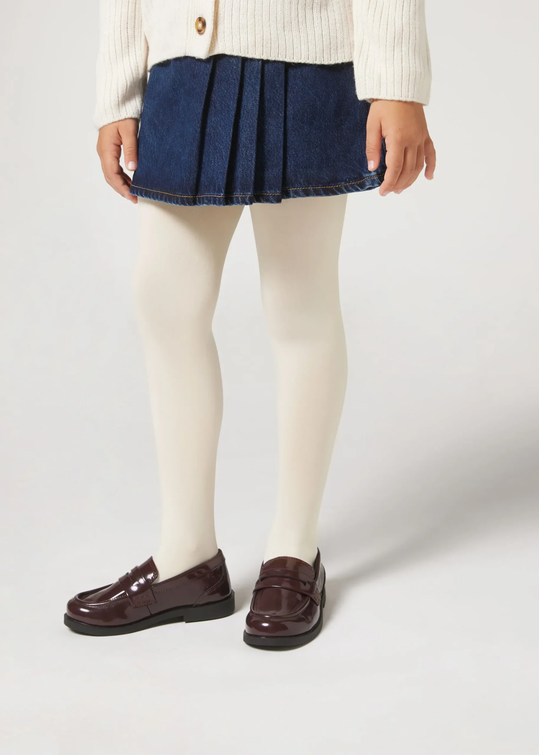 Collants opaques fille 50 deniers