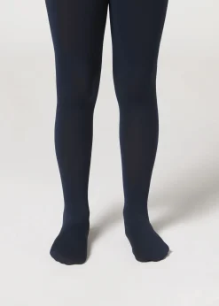 Collants opaques fille 50 deniers