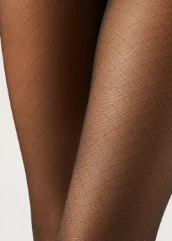 Collants Voile à Losanges