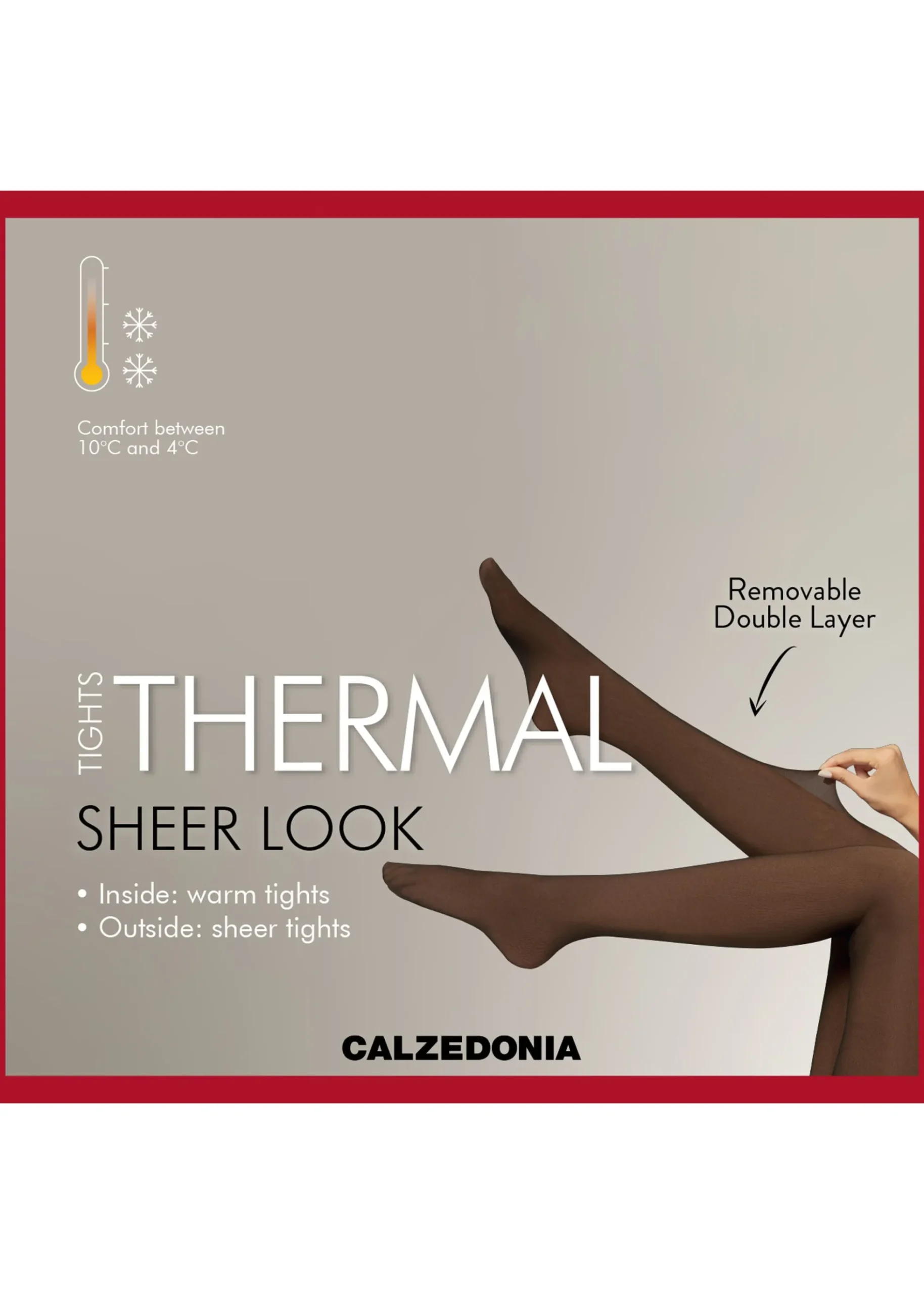 Collant thermique effet voile