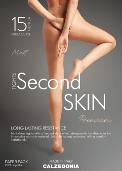 Collant voile Matt Second Skin Resistance 15 deniers
