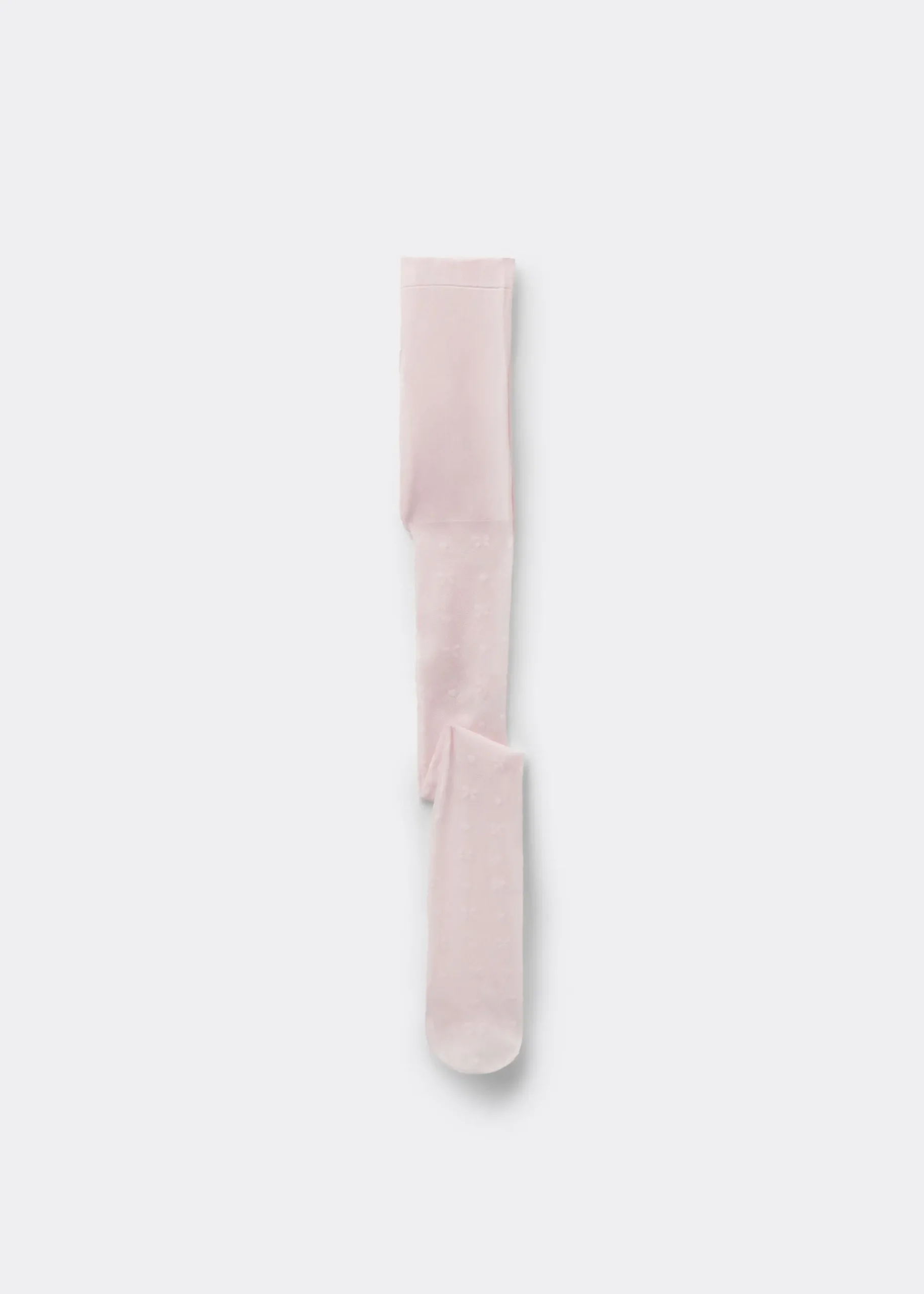 Collant voile à nœuds pour fille